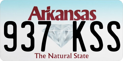 AR license plate 937KSS