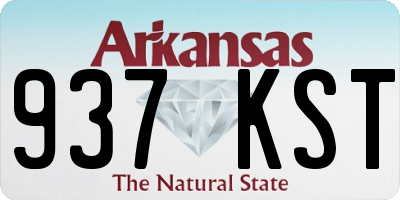 AR license plate 937KST