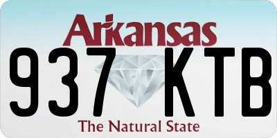 AR license plate 937KTB