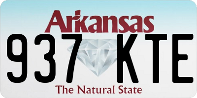 AR license plate 937KTE