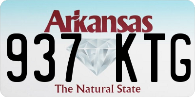 AR license plate 937KTG