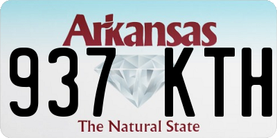 AR license plate 937KTH