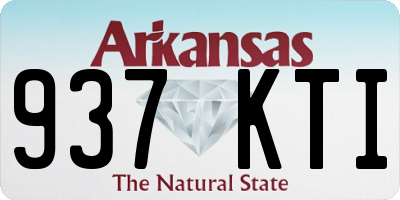 AR license plate 937KTI