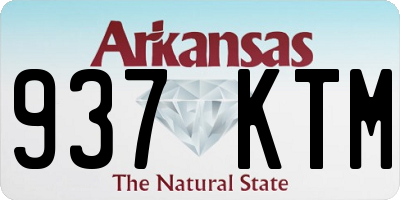 AR license plate 937KTM