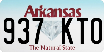 AR license plate 937KTO