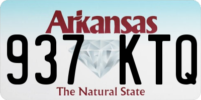 AR license plate 937KTQ