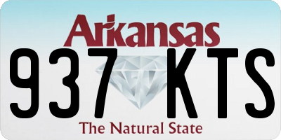 AR license plate 937KTS