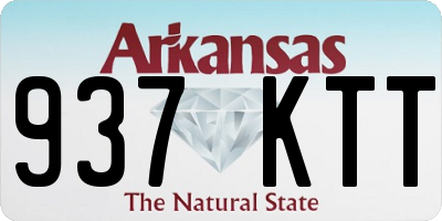 AR license plate 937KTT
