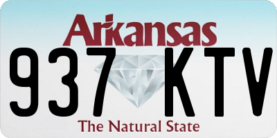 AR license plate 937KTV