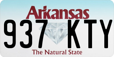 AR license plate 937KTY