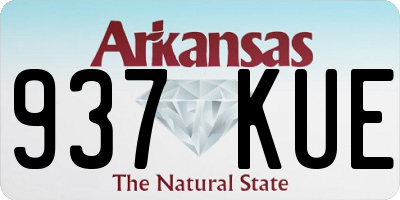 AR license plate 937KUE