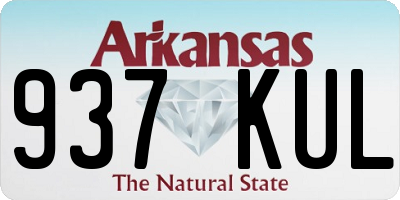 AR license plate 937KUL