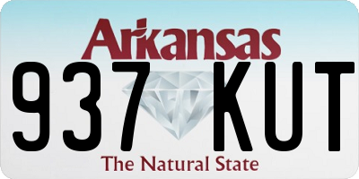 AR license plate 937KUT