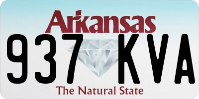 AR license plate 937KVA