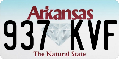 AR license plate 937KVF
