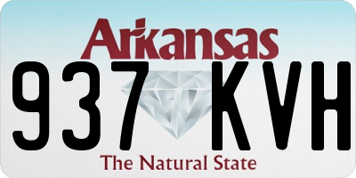 AR license plate 937KVH