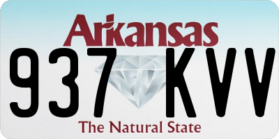 AR license plate 937KVV
