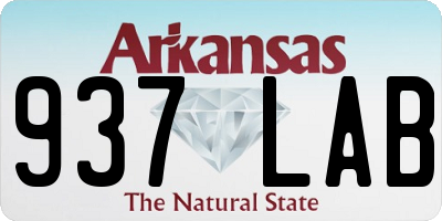 AR license plate 937LAB