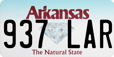 AR license plate 937LAR