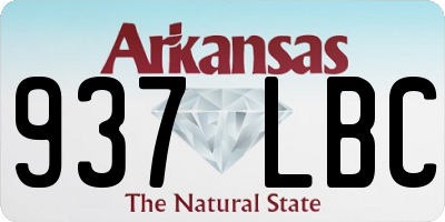 AR license plate 937LBC
