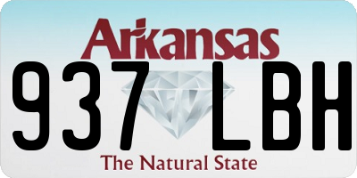 AR license plate 937LBH