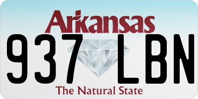 AR license plate 937LBN