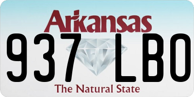 AR license plate 937LBO