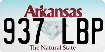 AR license plate 937LBP