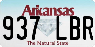AR license plate 937LBR