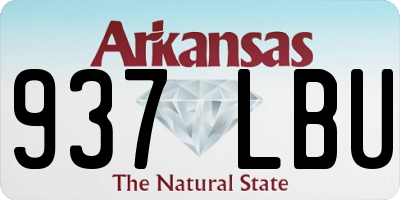 AR license plate 937LBU