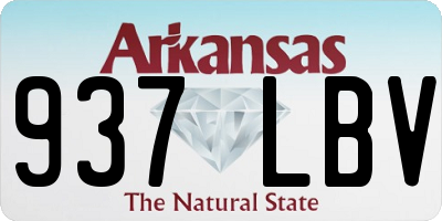 AR license plate 937LBV