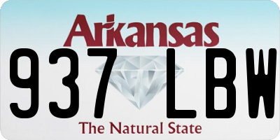 AR license plate 937LBW