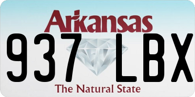 AR license plate 937LBX