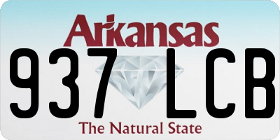 AR license plate 937LCB