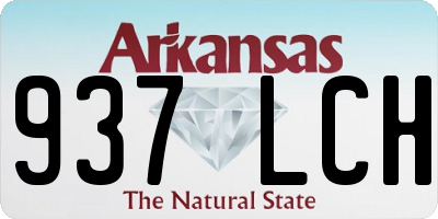 AR license plate 937LCH
