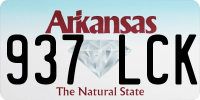 AR license plate 937LCK