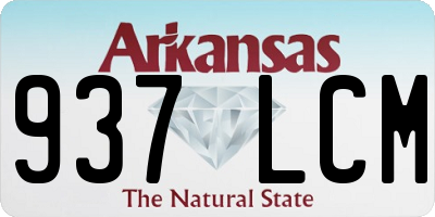 AR license plate 937LCM