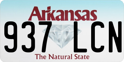 AR license plate 937LCN