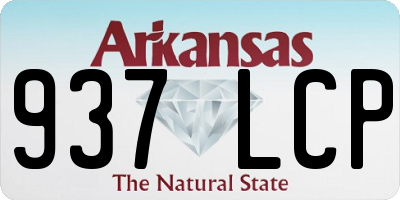 AR license plate 937LCP