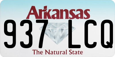 AR license plate 937LCQ