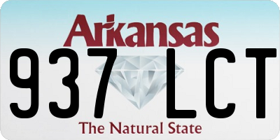 AR license plate 937LCT