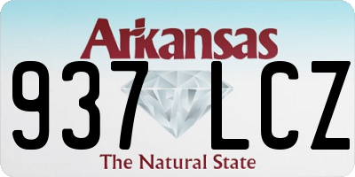 AR license plate 937LCZ