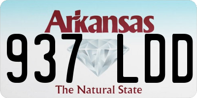 AR license plate 937LDD