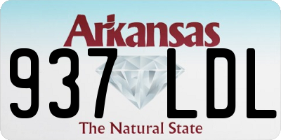 AR license plate 937LDL