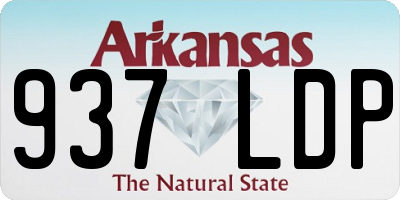 AR license plate 937LDP