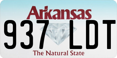 AR license plate 937LDT