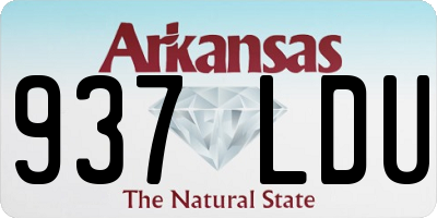 AR license plate 937LDU