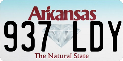 AR license plate 937LDY