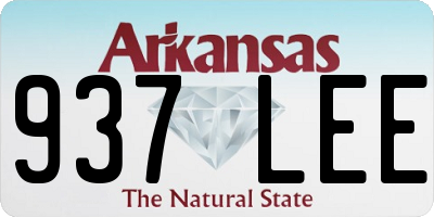 AR license plate 937LEE