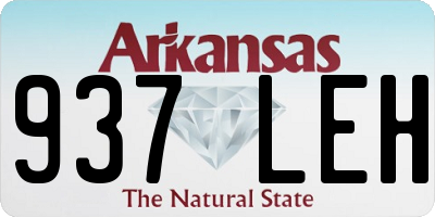 AR license plate 937LEH